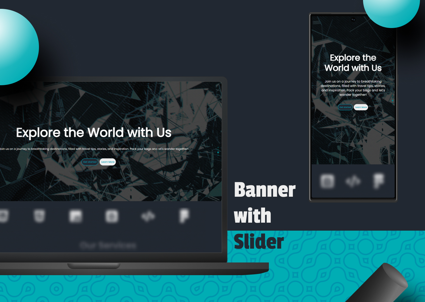 Banner with Slider showcase 3
