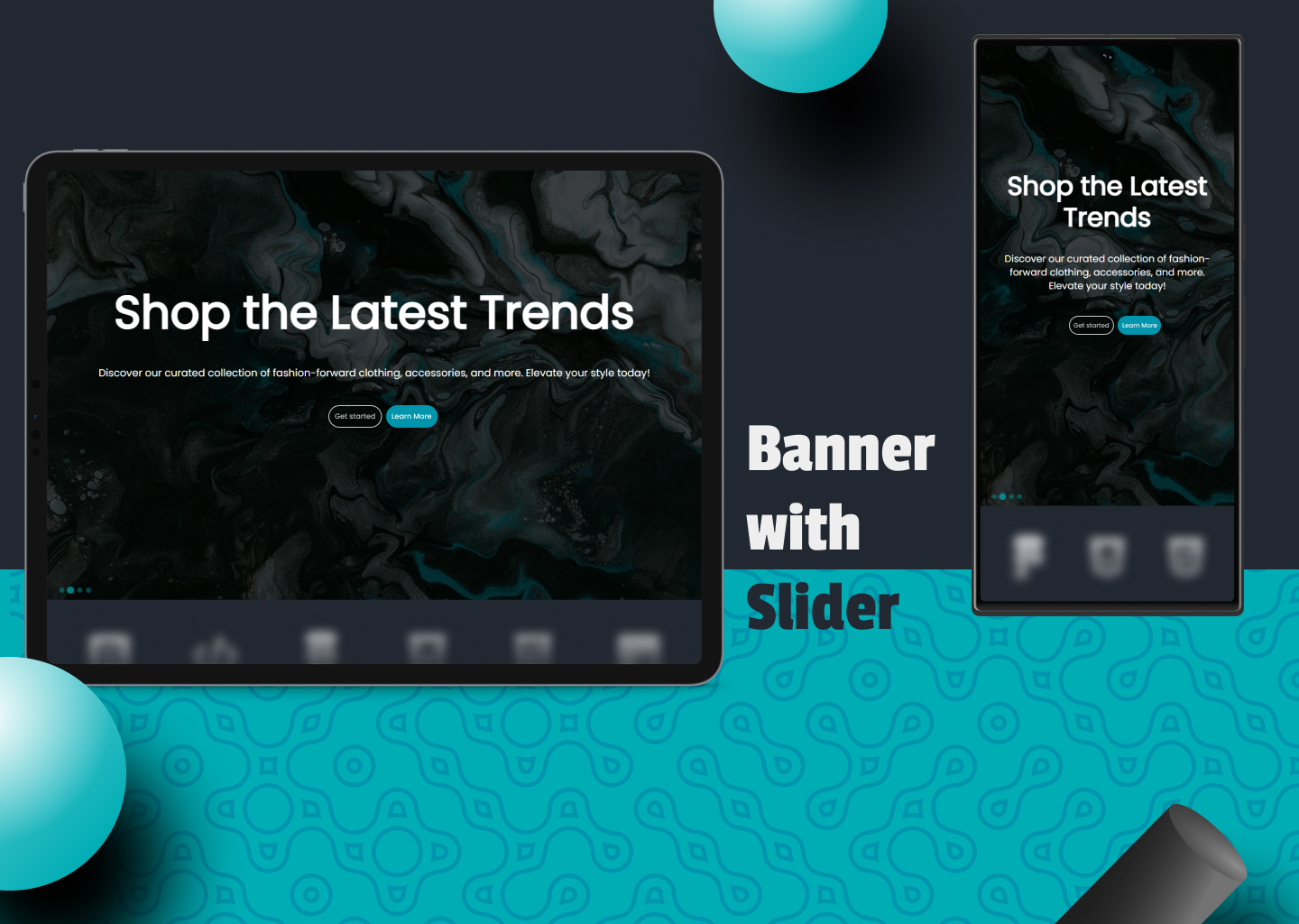 Banner with Slider showcase1