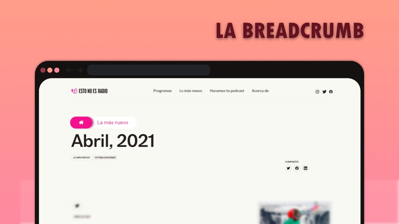 La Breadcrumb Paid - ShowCase 1