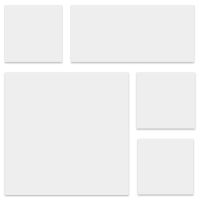 Grid Photo Gallery White Icon